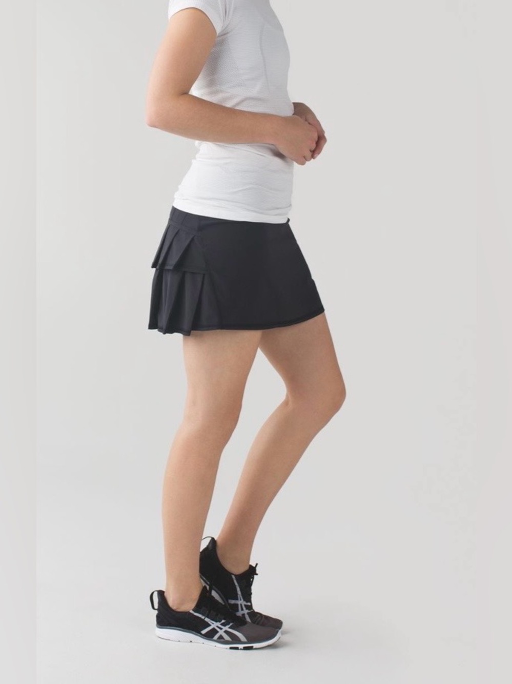 lululemon athletica Black Tiered Pleated Skort - Picture 4 of 10